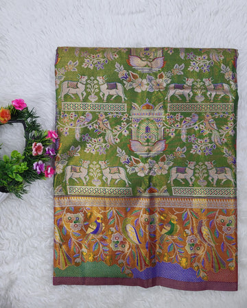 (2–5 Years) Lehenga -  Unstitched (Blouse + Material)