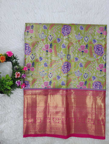(2–5 Years) Lehenga -  Unstitched (Blouse + Material)