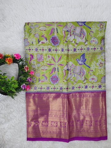 (2–5 Years) Lehenga -  Unstitched (Blouse + Material)