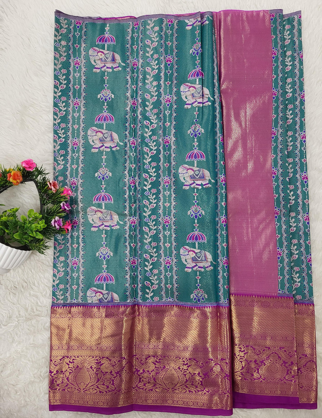 (2–5 Years) Lehenga -  Unstitched (Blouse + Material)