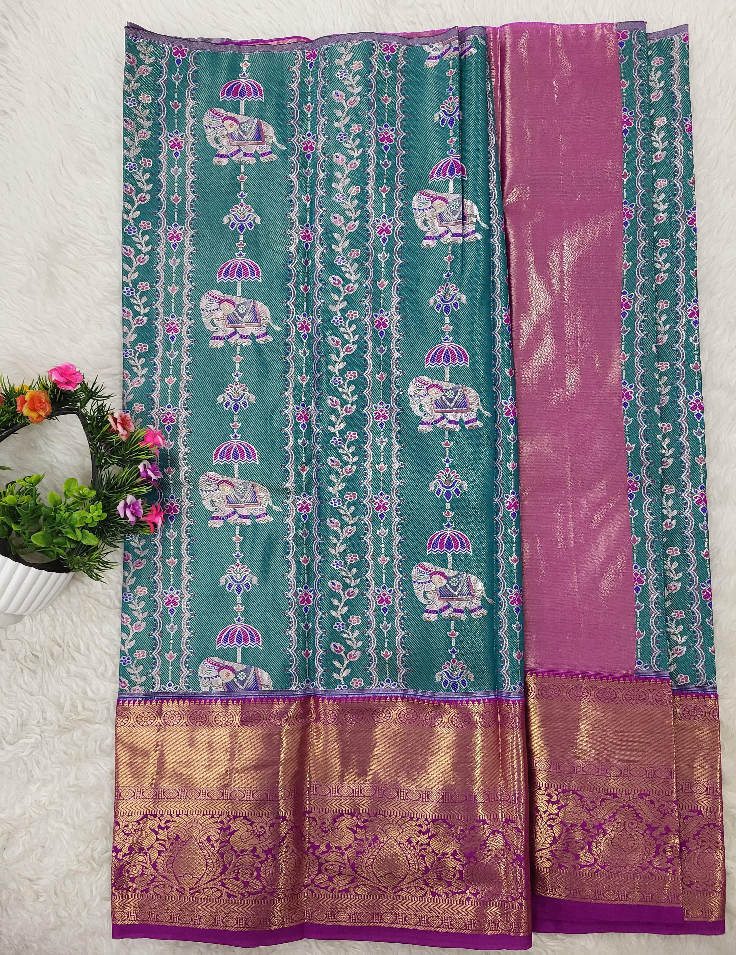 (2–5 Years) Lehenga -  Unstitched (Blouse + Material)