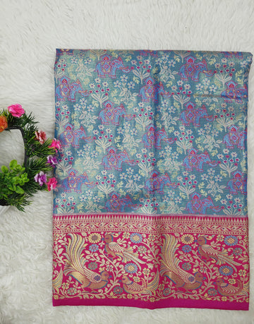 (2–5 Years) Lehenga -  Unstitched (Blouse + Material)