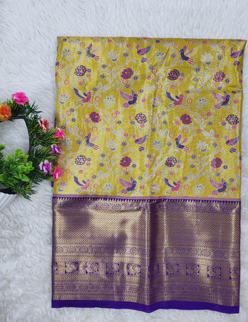 (2–5 Years) Lehenga -  Unstitched (Blouse + Material)