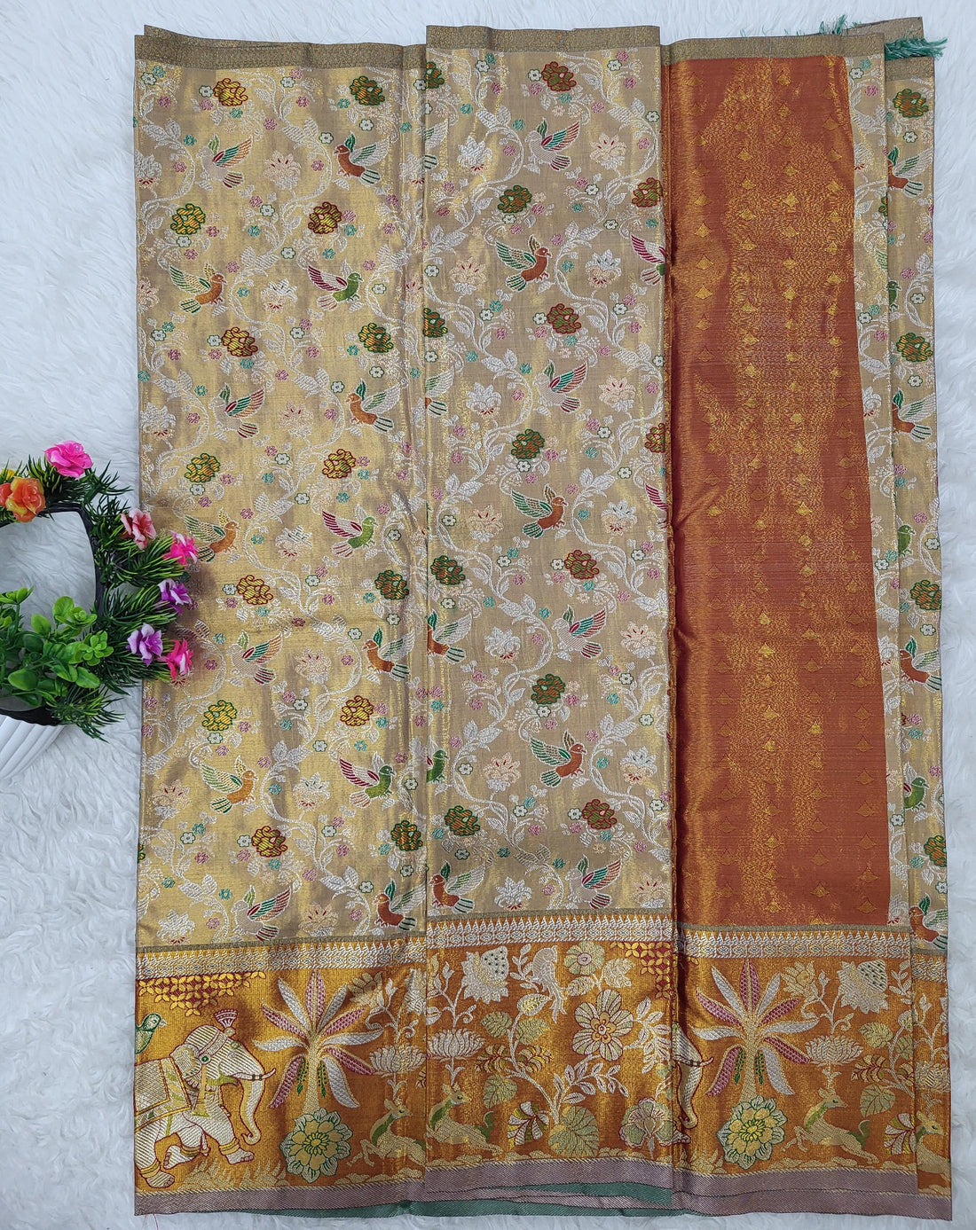 (2–5 Years) Lehenga -  Unstitched (Blouse + Material)
