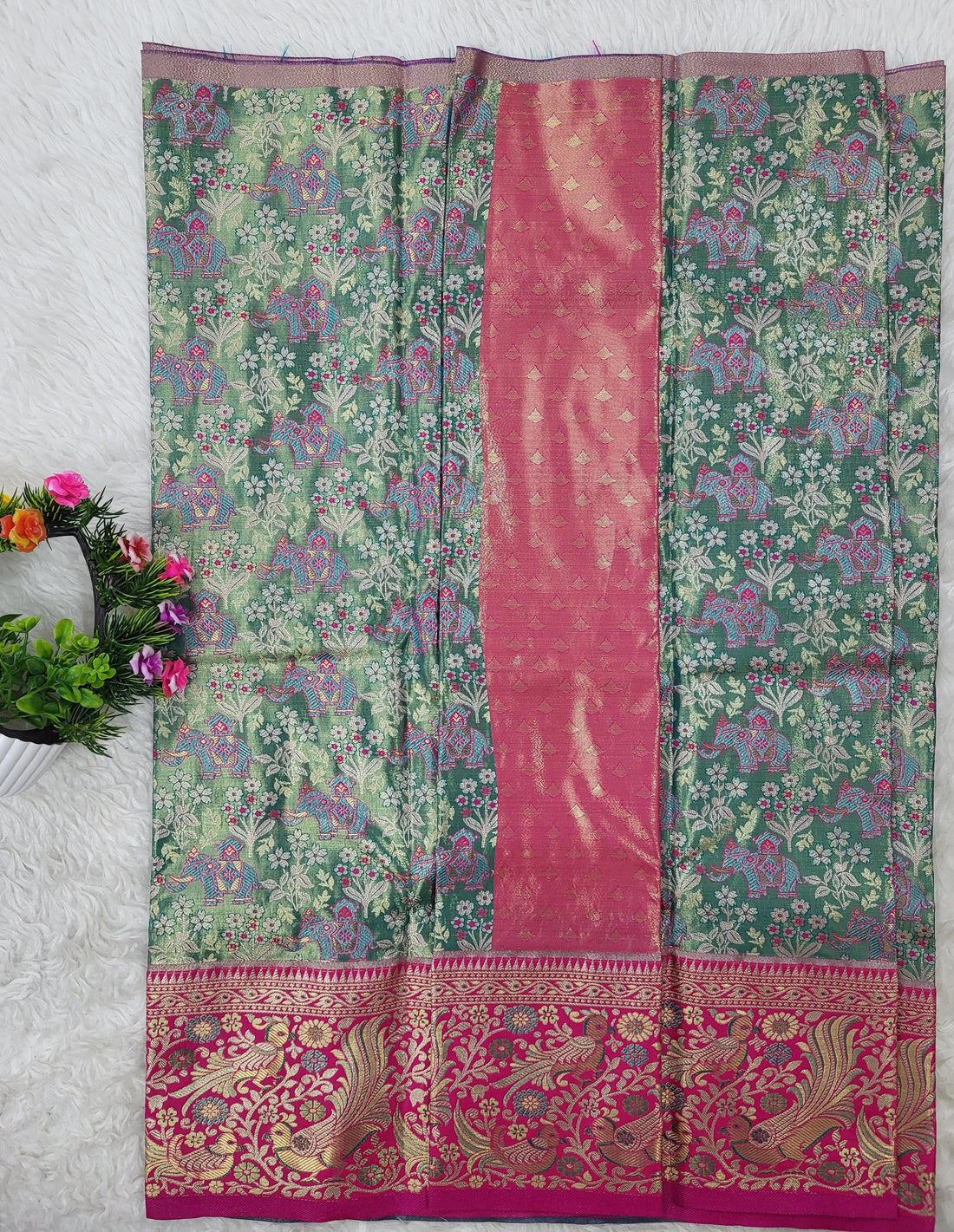 (2–5 Years) Lehenga -  Unstitched (Blouse + Material)