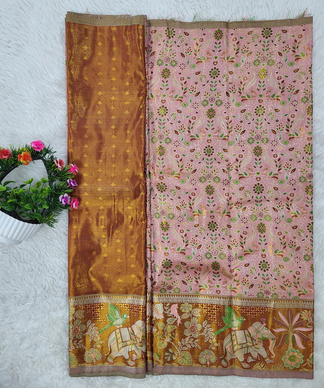 (2–5 Years) Lehenga -  Unstitched (Blouse + Material)