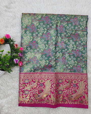 (2–5 Years) Lehenga -  Unstitched (Blouse + Material)