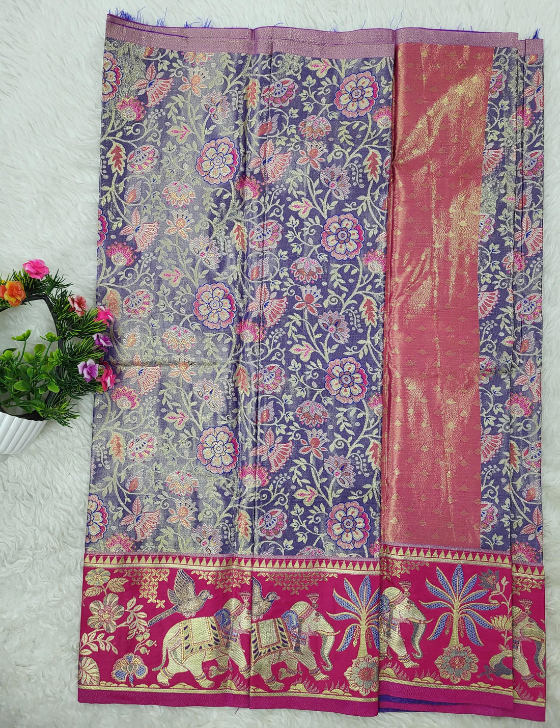 (2–5 Years) Lehenga -  Unstitched (Blouse + Material)