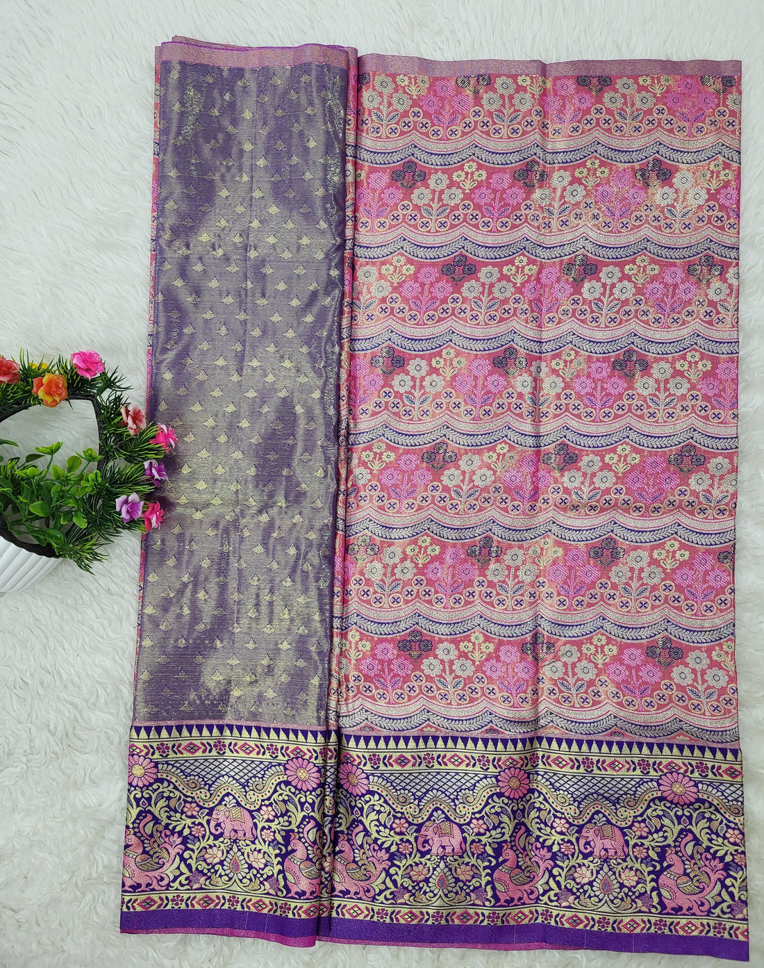 (2–5 Years) Lehenga -  Unstitched (Blouse + Material)