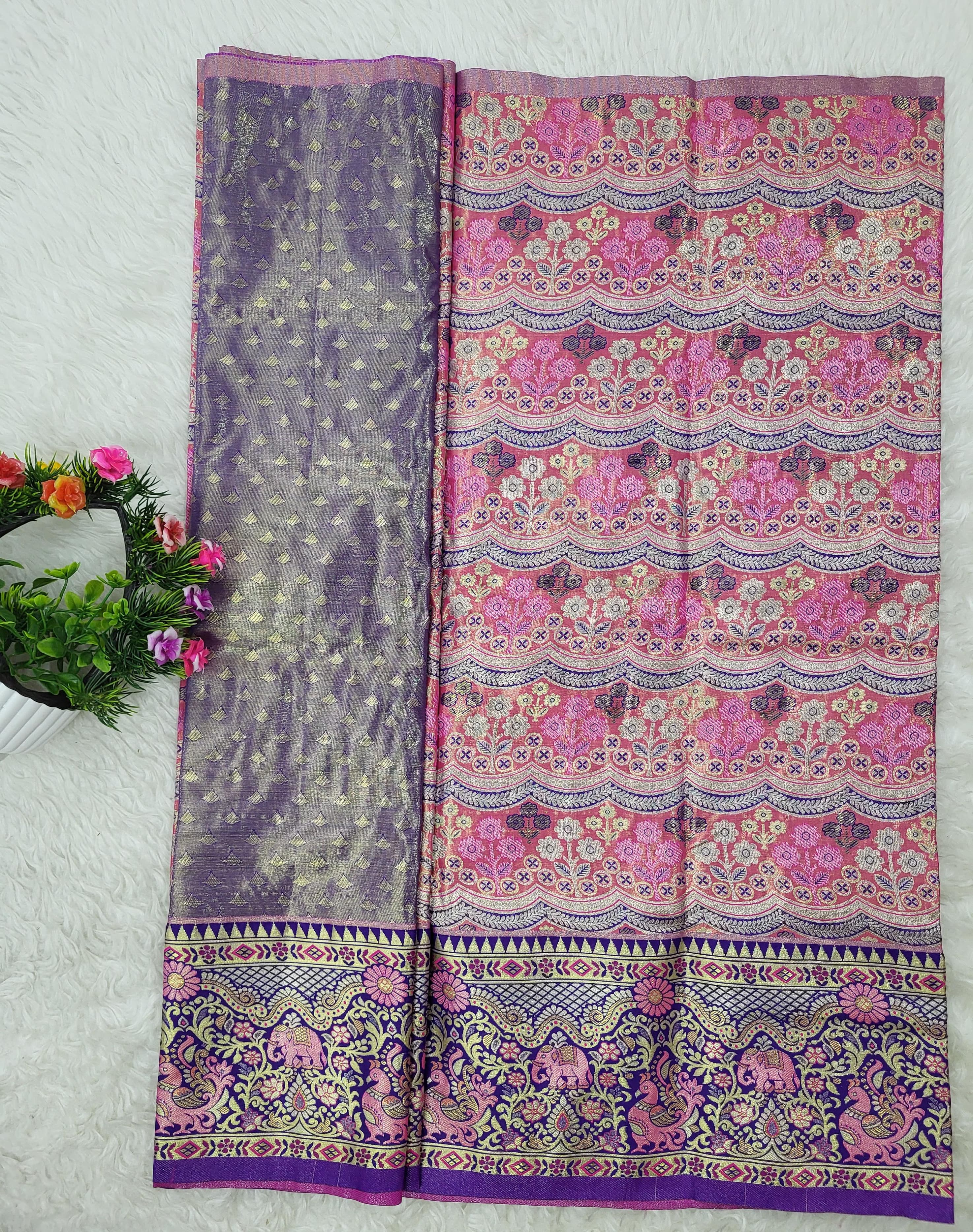 (2–5 Years) Lehenga -  Unstitched (Blouse + Material)