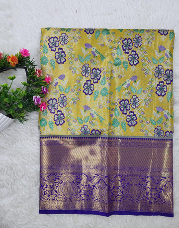 (2–5 Years) Lehenga -  Unstitched (Blouse + Material)