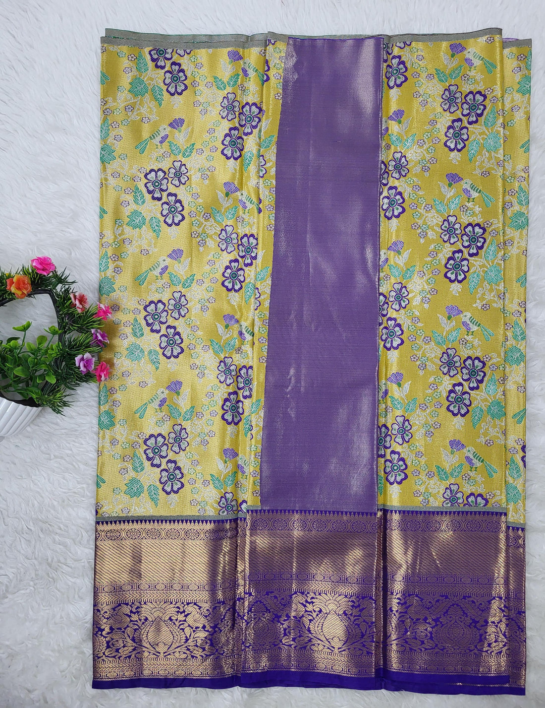 (2–5 Years) Lehenga -  Unstitched (Blouse + Material)