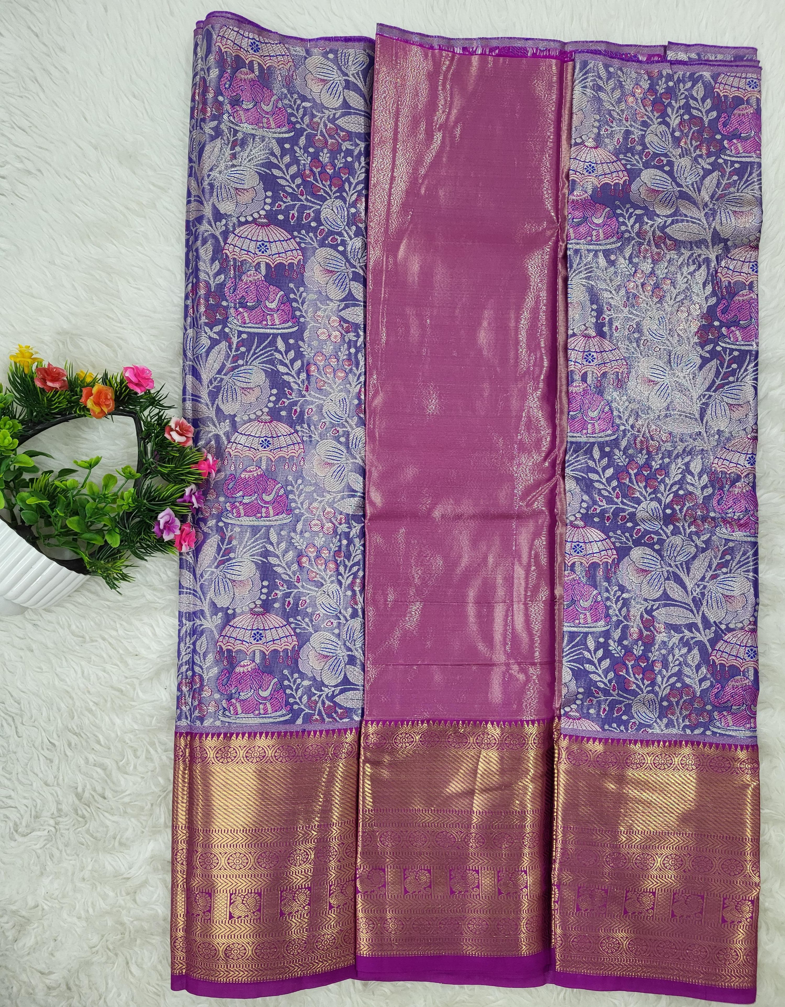 (2–5 Years) Lehenga -  Unstitched (Blouse + Material)