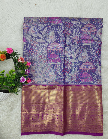 (2–5 Years) Lehenga -  Unstitched (Blouse + Material)
