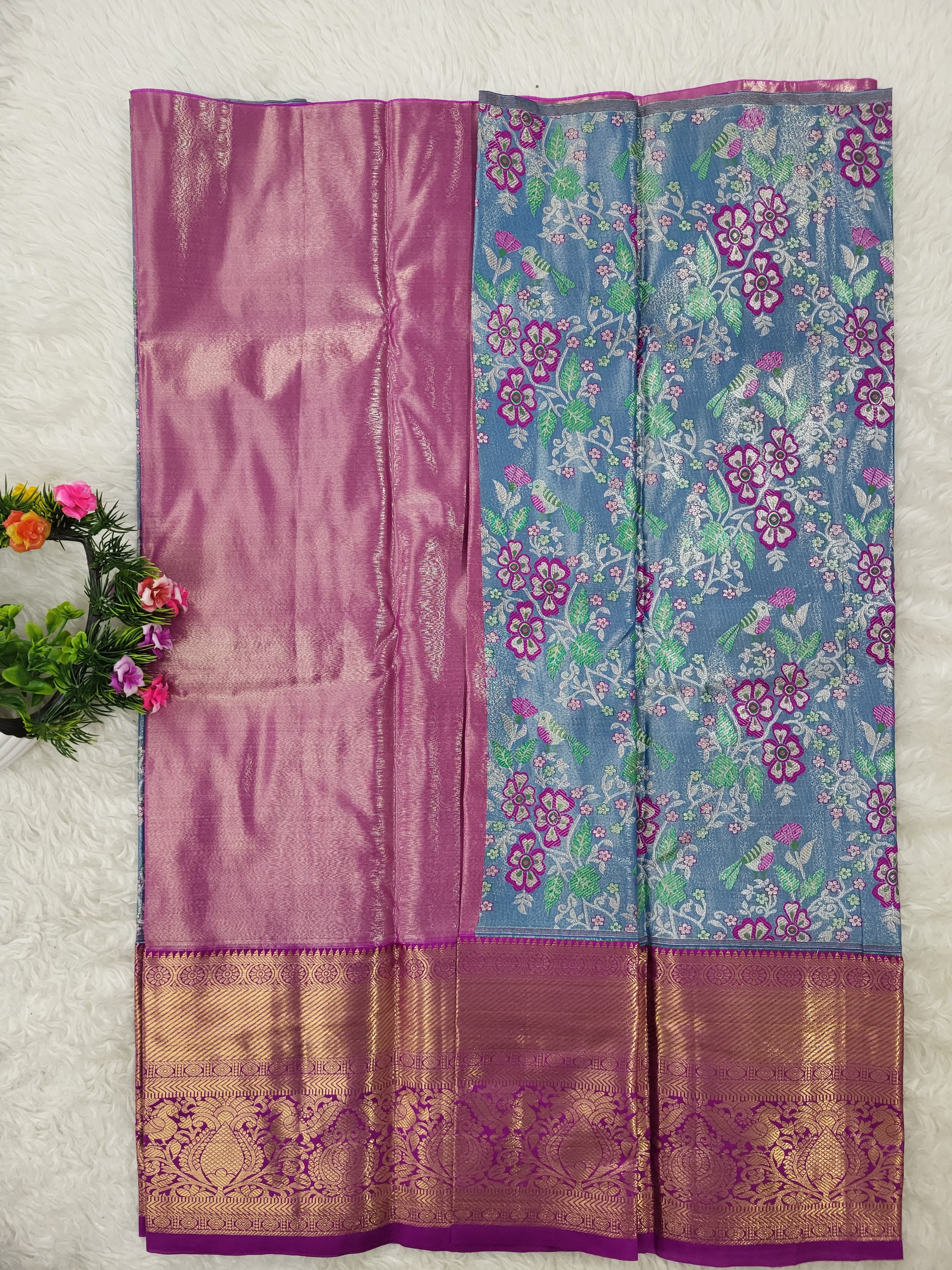 (2–5 Years) Lehenga -  Unstitched (Blouse + Material)