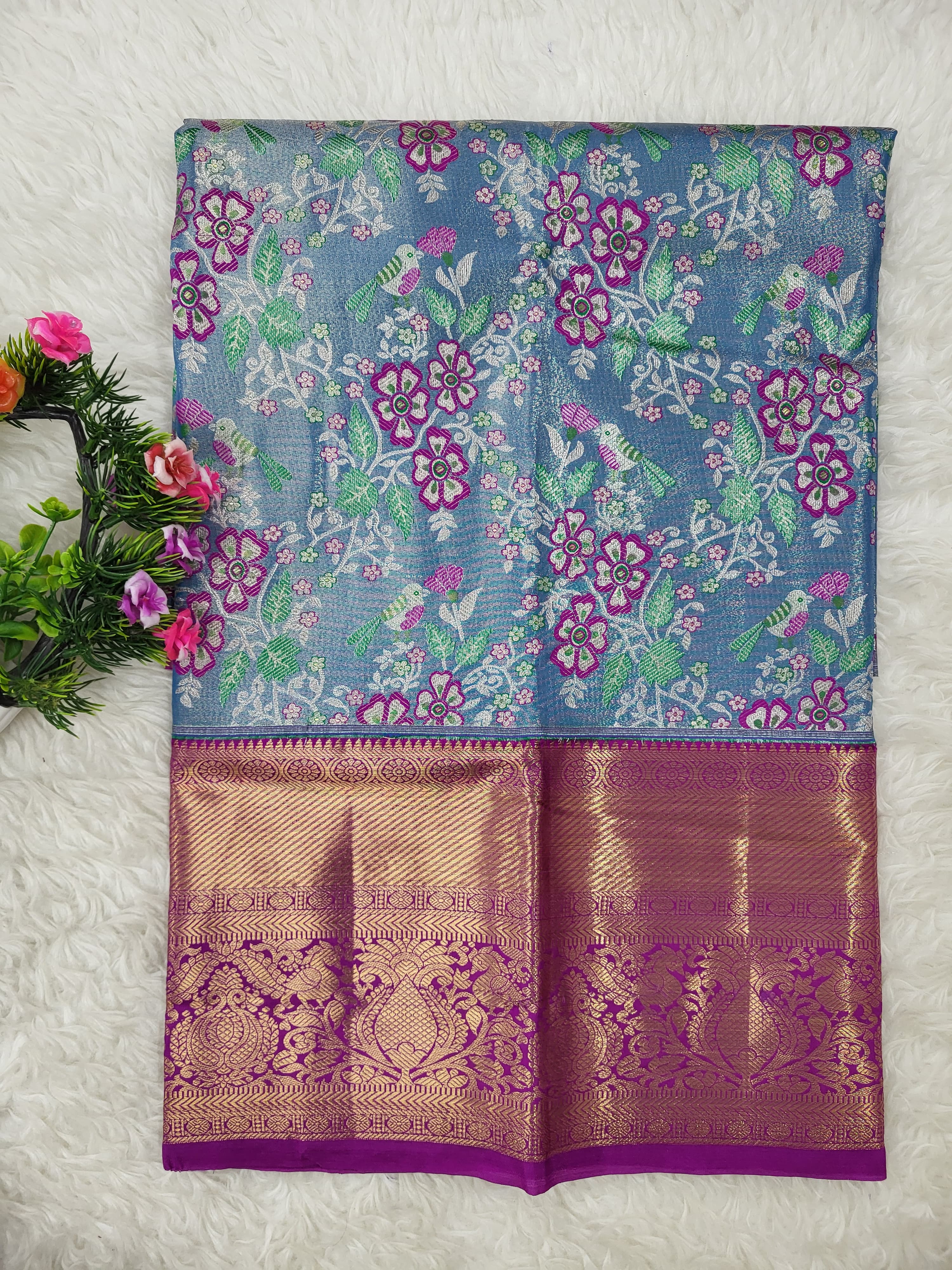(2–5 Years) Lehenga -  Unstitched (Blouse + Material)