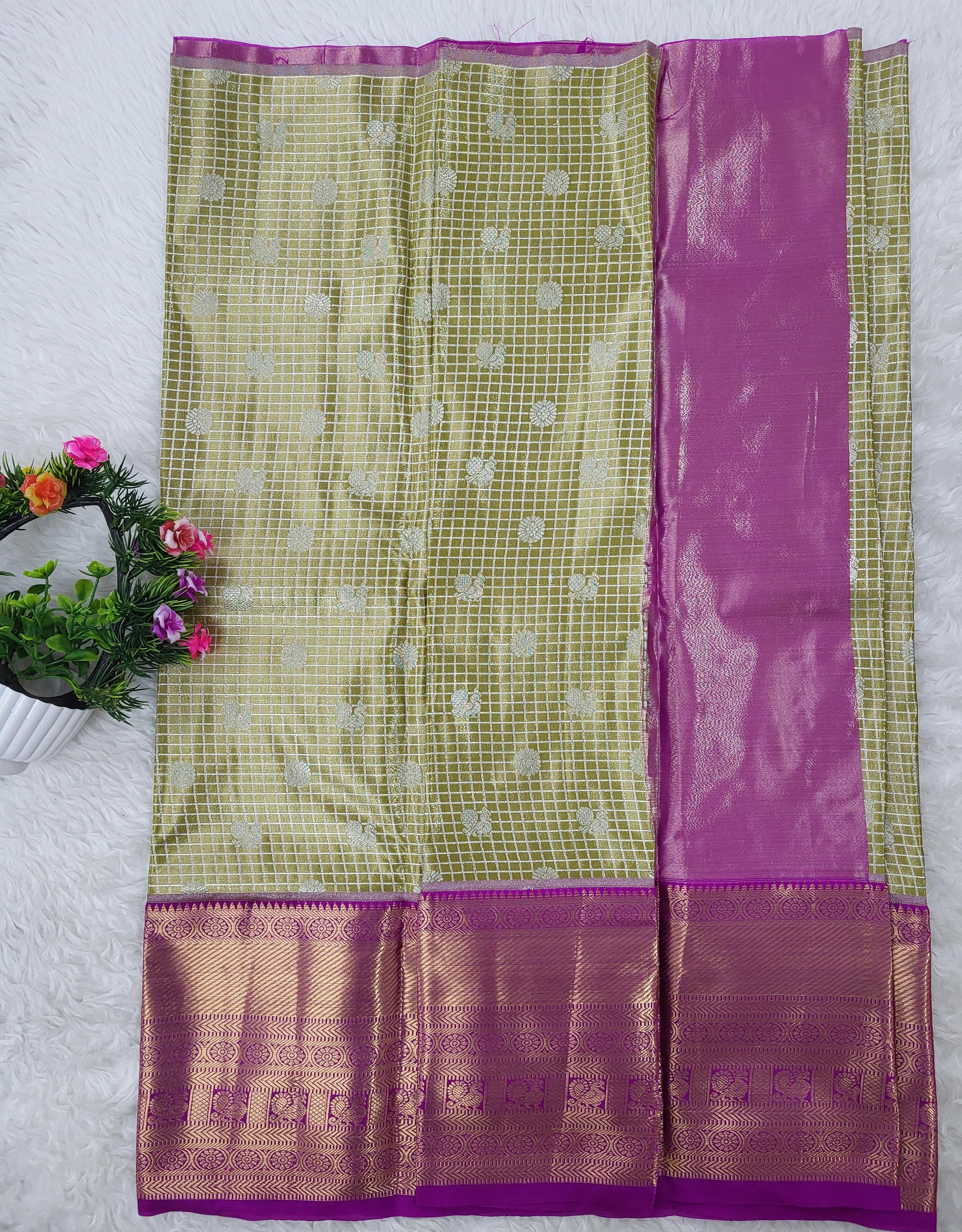(2–5 Years) Lehenga -  Unstitched (Blouse + Material)