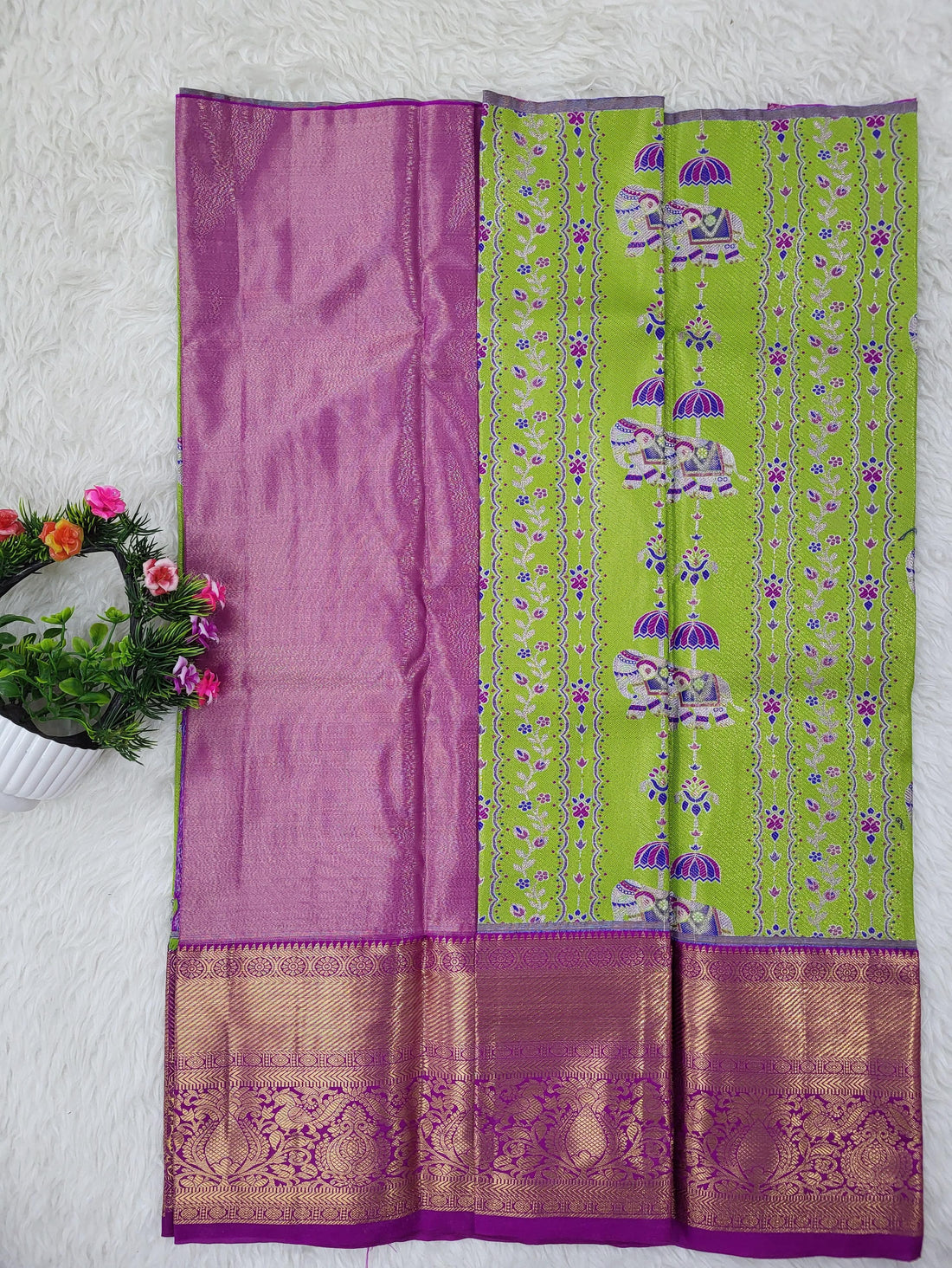 (2–5 Years) Lehenga -  Unstitched (Blouse + Material)
