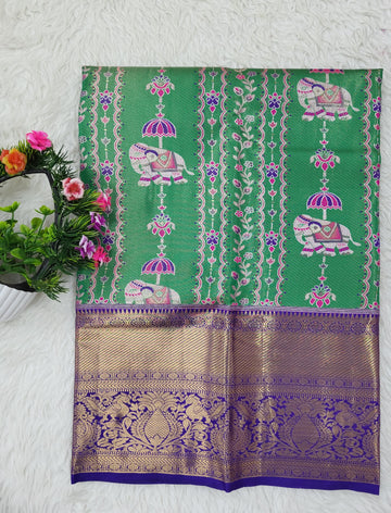(2–5 Years) Lehenga -  Unstitched (Blouse + Material)