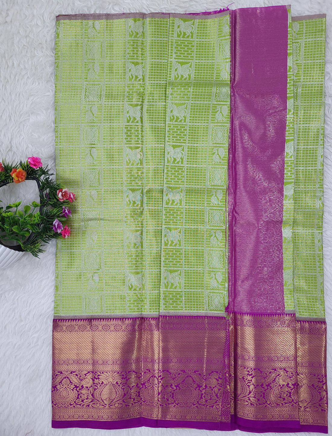 (2–5 Years) Lehenga -  Unstitched (Blouse + Material)