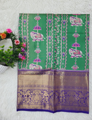 (2–5 Years) Lehenga -  Unstitched (Blouse + Material)