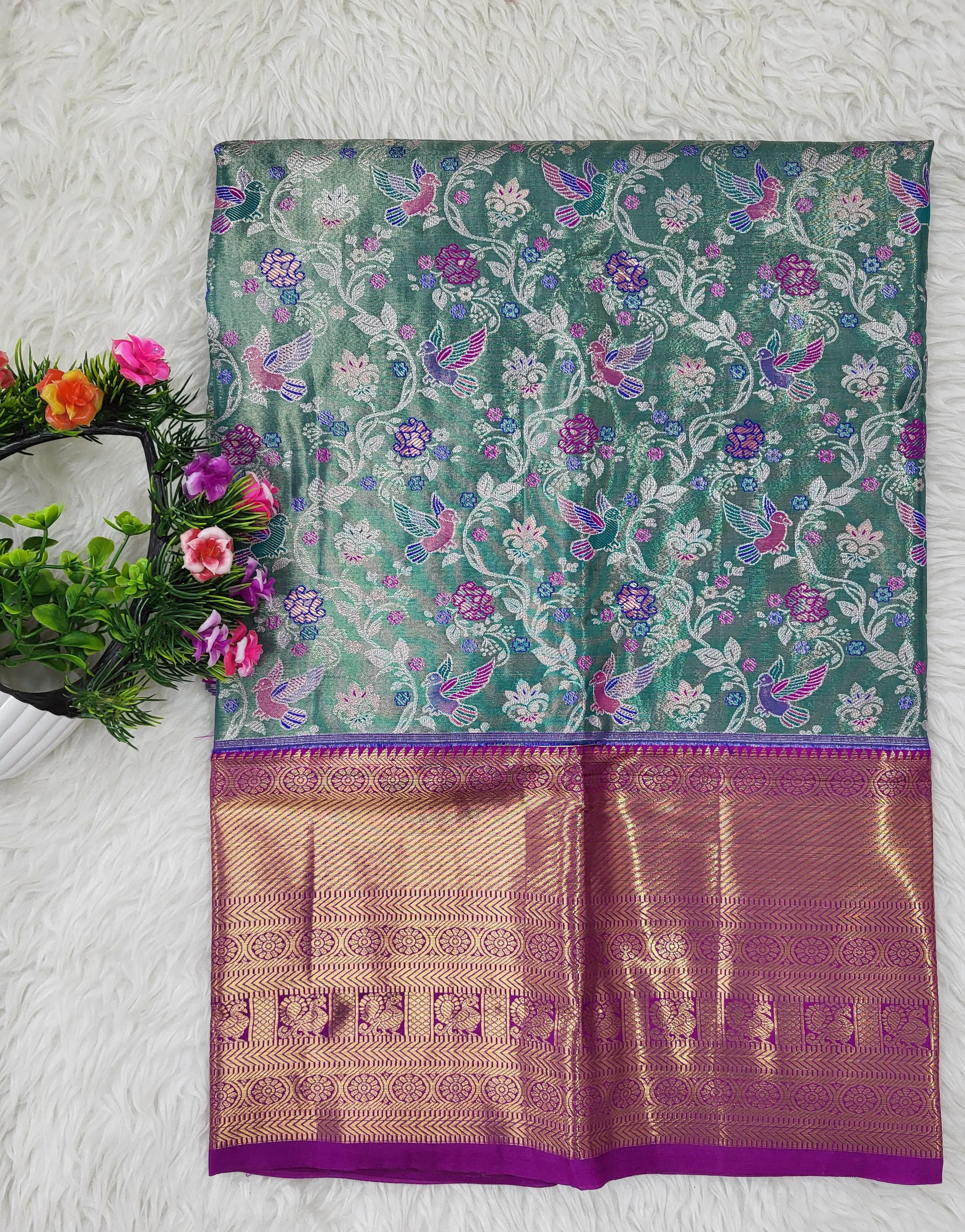 (2–5 Years) Lehenga -  Unstitched (Blouse + Material)