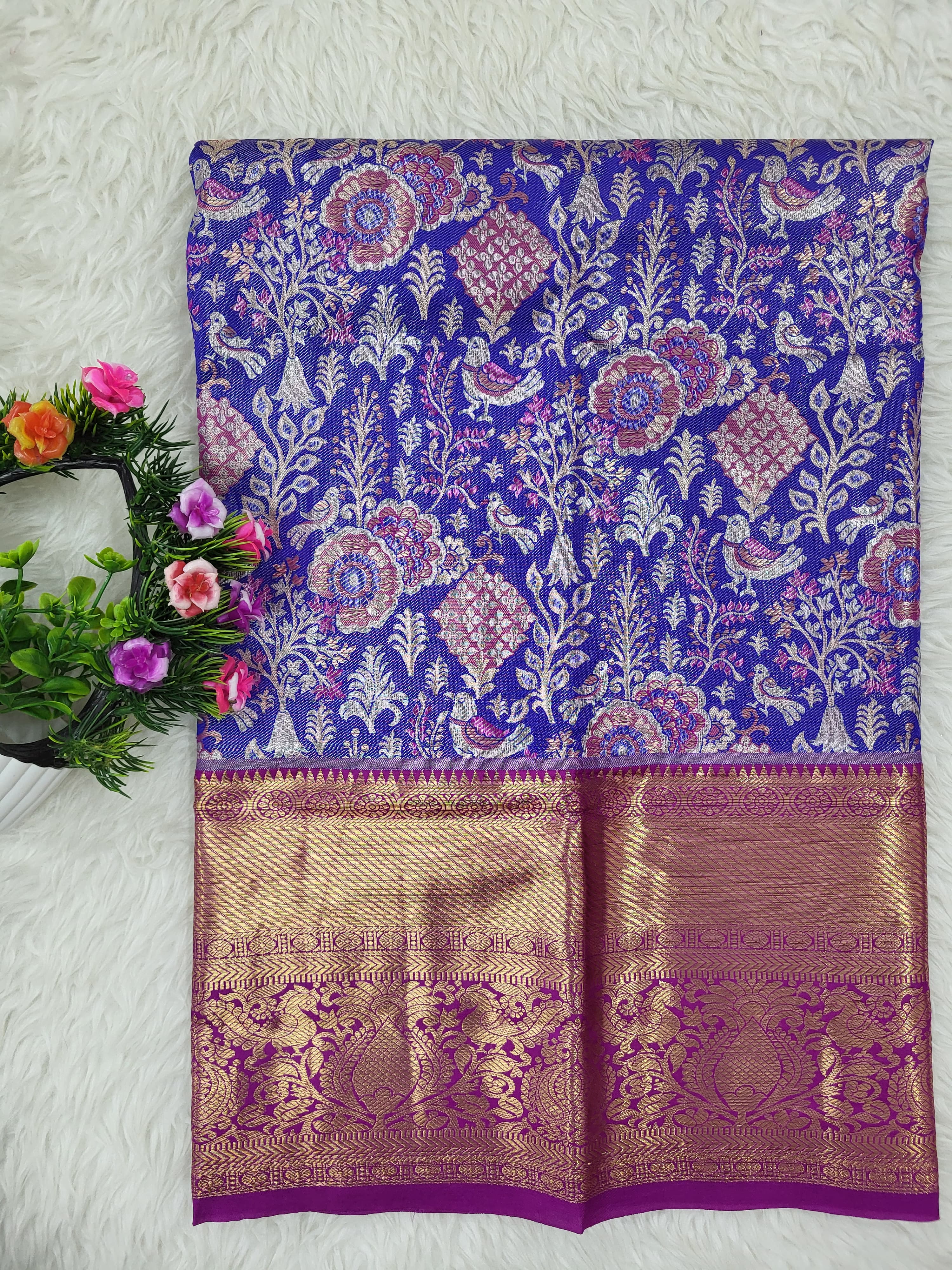 (2–5 Years) Lehenga -  Unstitched (Blouse + Material)