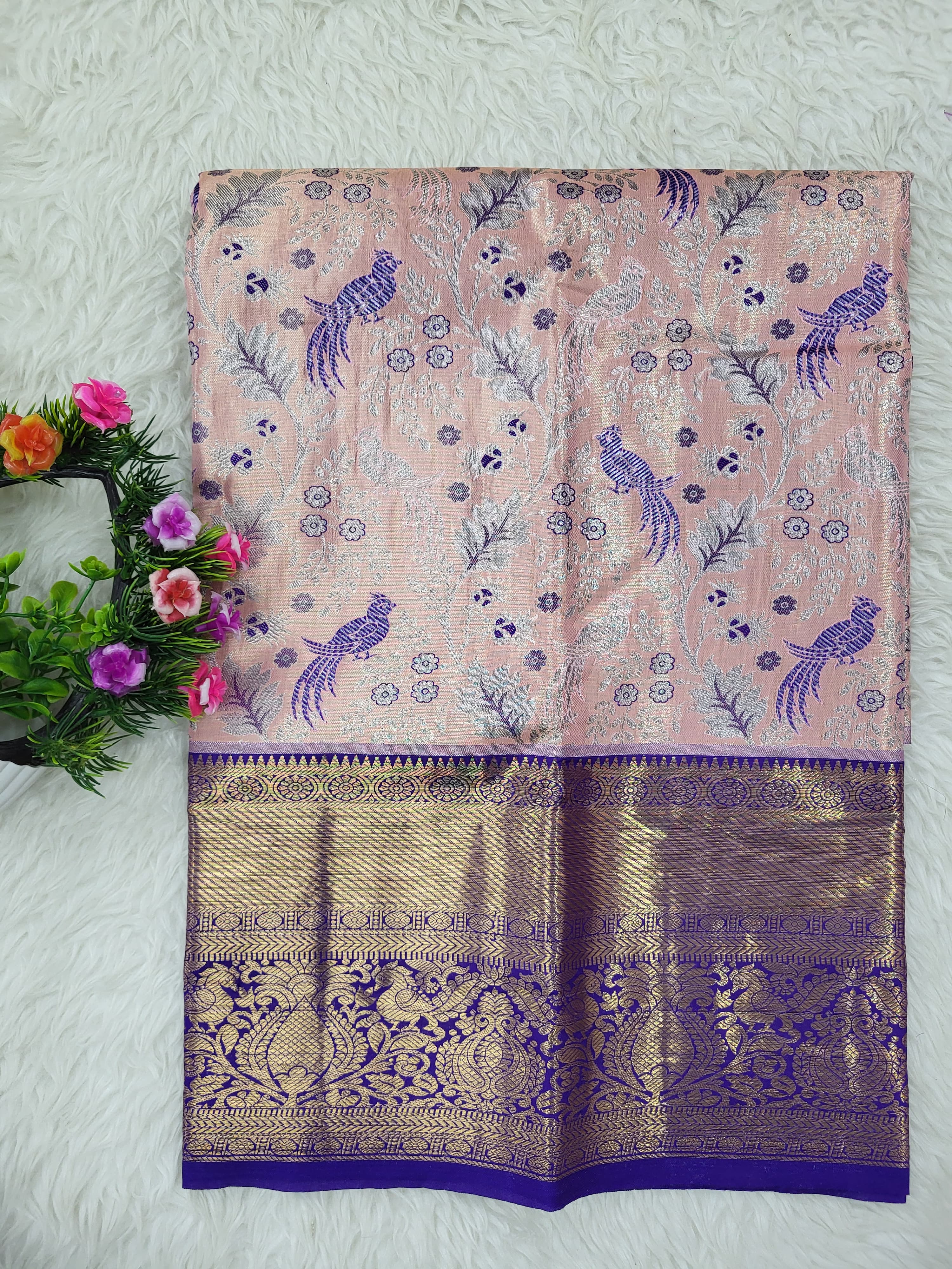(2–5 Years) Lehenga -  Unstitched (Blouse + Material)