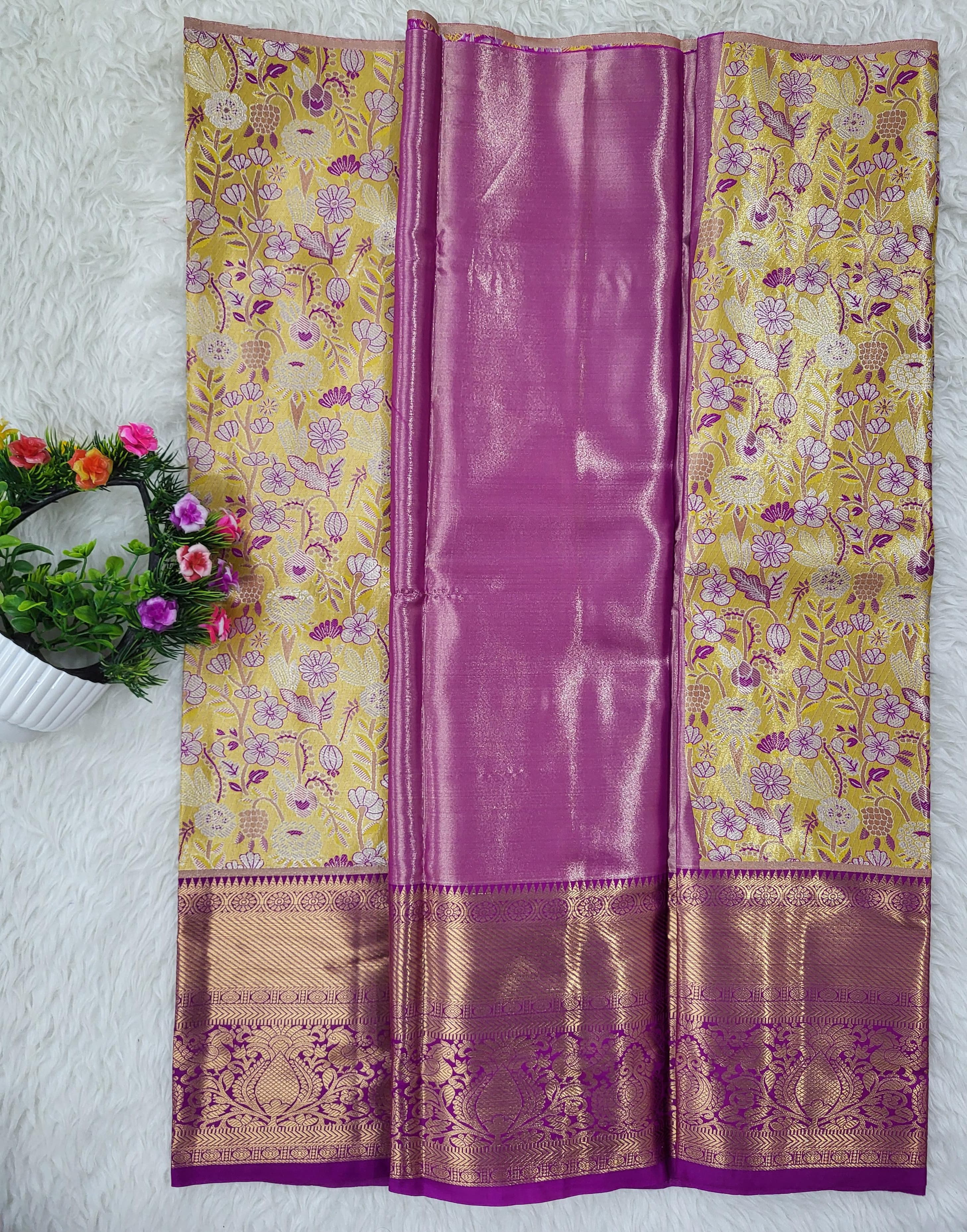 (2–5 Years) Lehenga -  Unstitched (Blouse + Material)