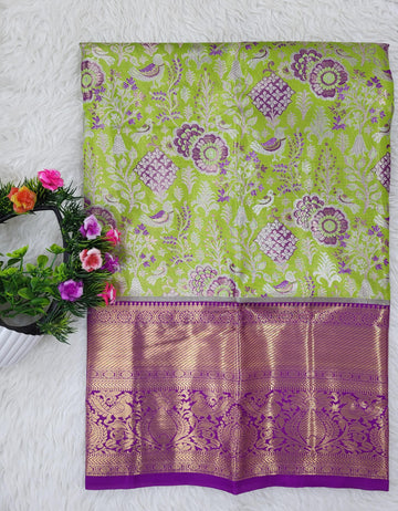 (2–5 Years) Lehenga -  Unstitched (Blouse + Material)