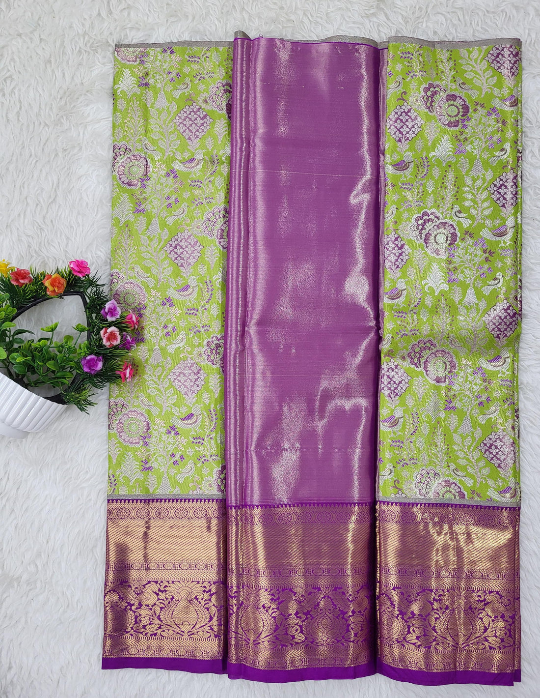 (2–5 Years) Lehenga -  Unstitched (Blouse + Material)