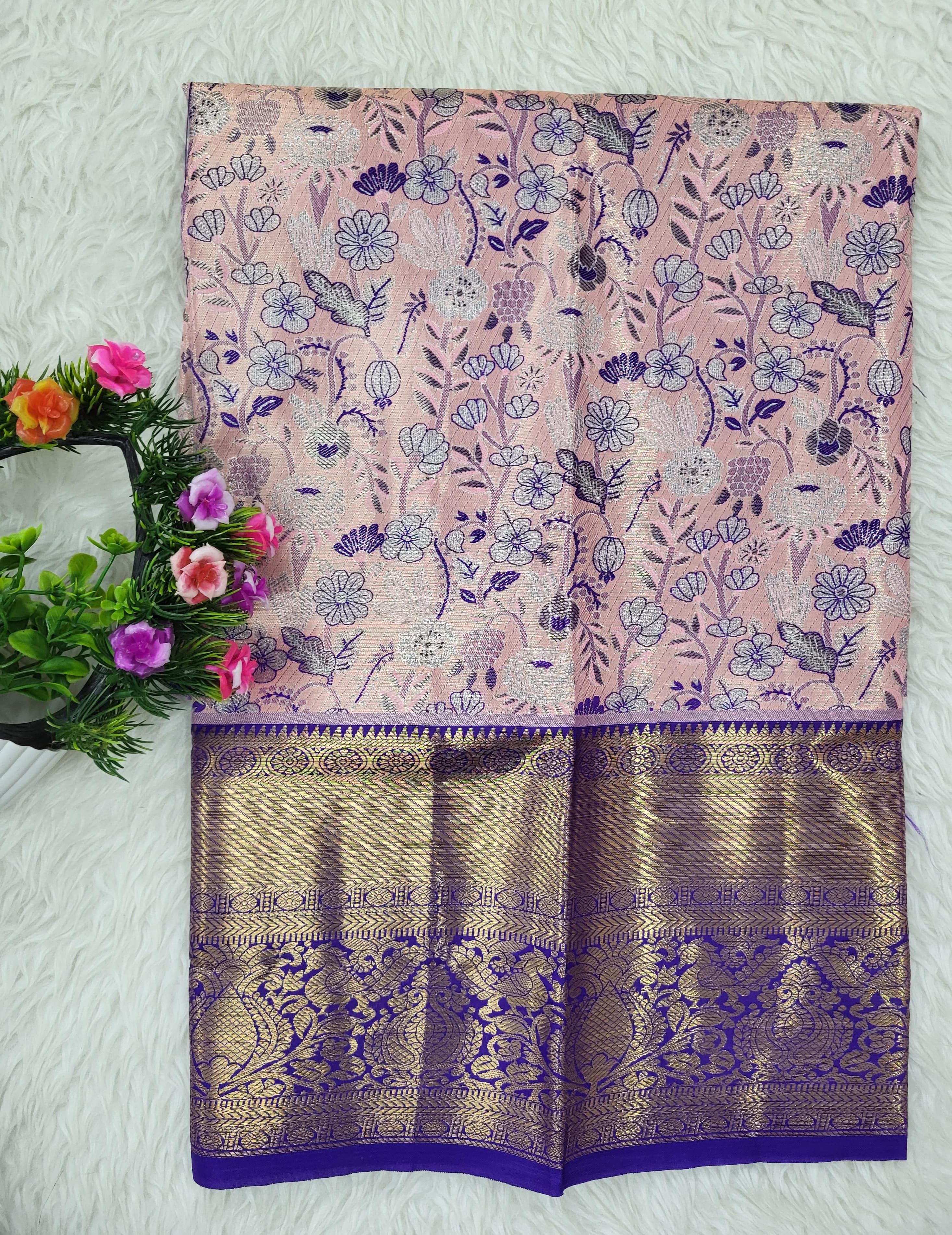 (2–5 Years) Lehenga -  Unstitched (Blouse + Material)