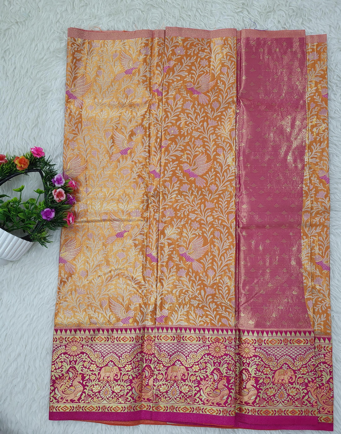 (2–5 Years) Lehenga -  Unstitched (Blouse + Material)