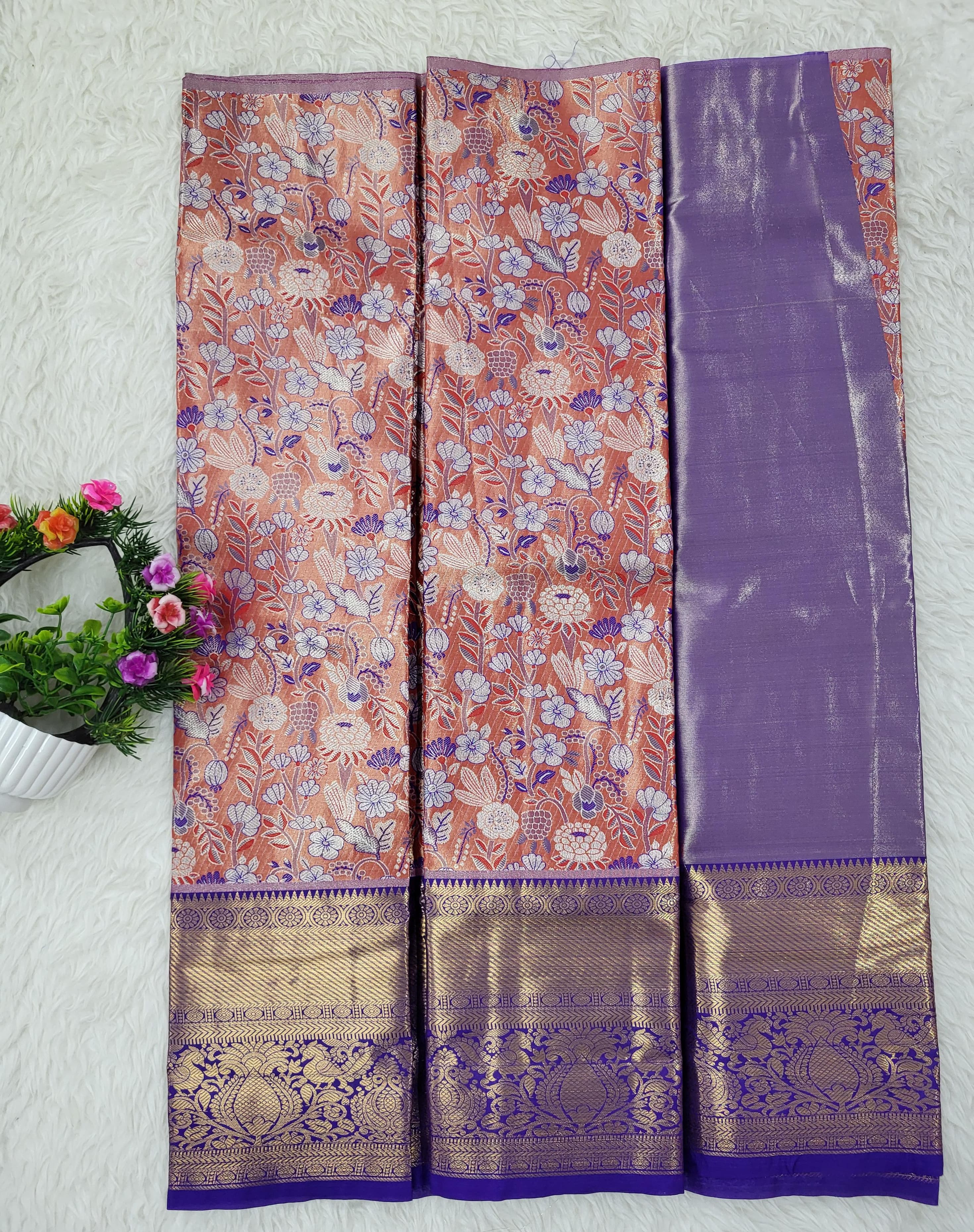 (2–5 Years) Lehenga -  Unstitched (Blouse + Material)