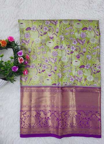 (2–5 Years) Lehenga -  Unstitched (Blouse + Material)