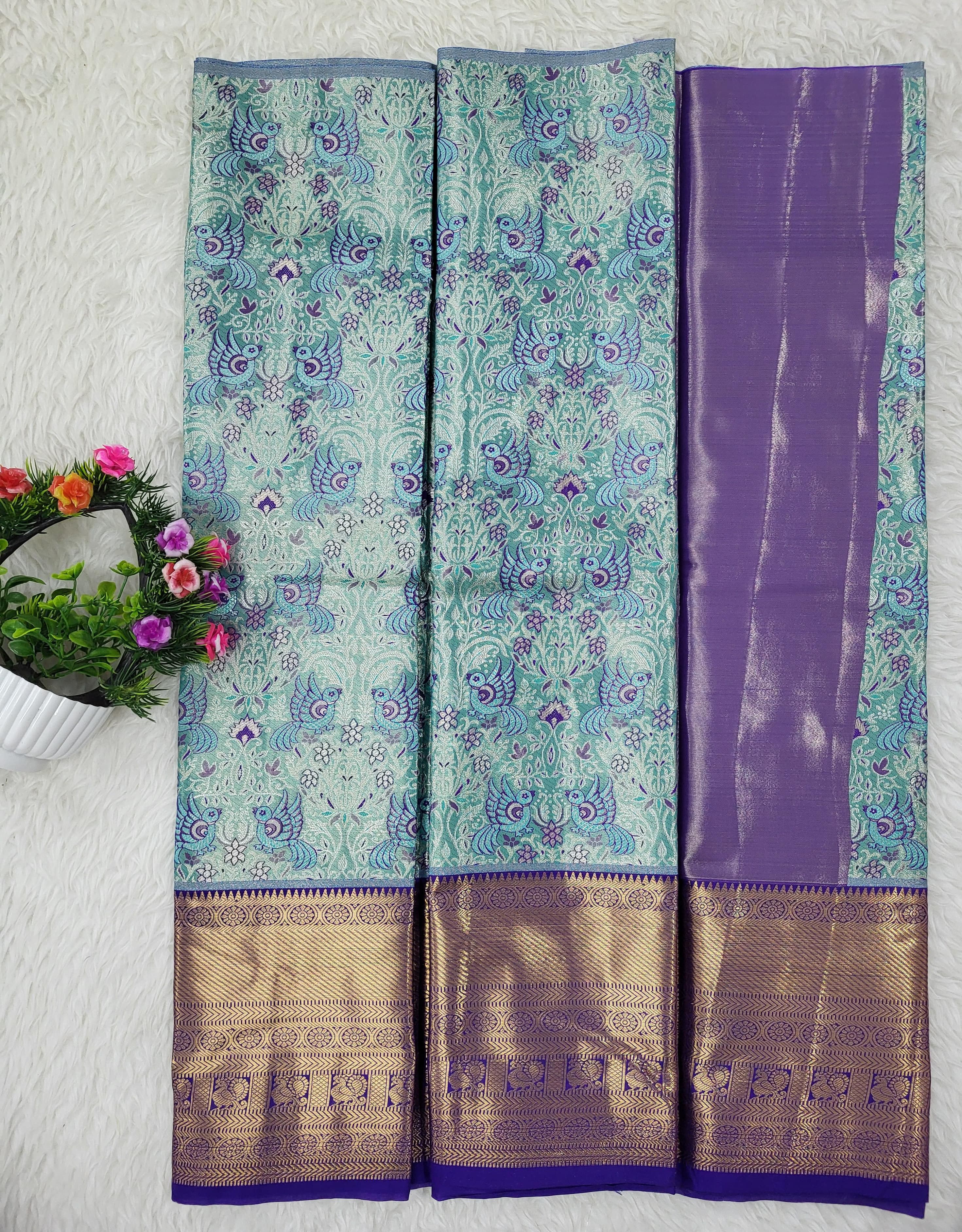 (2–5 Years) Lehenga -  Unstitched (Blouse + Material)