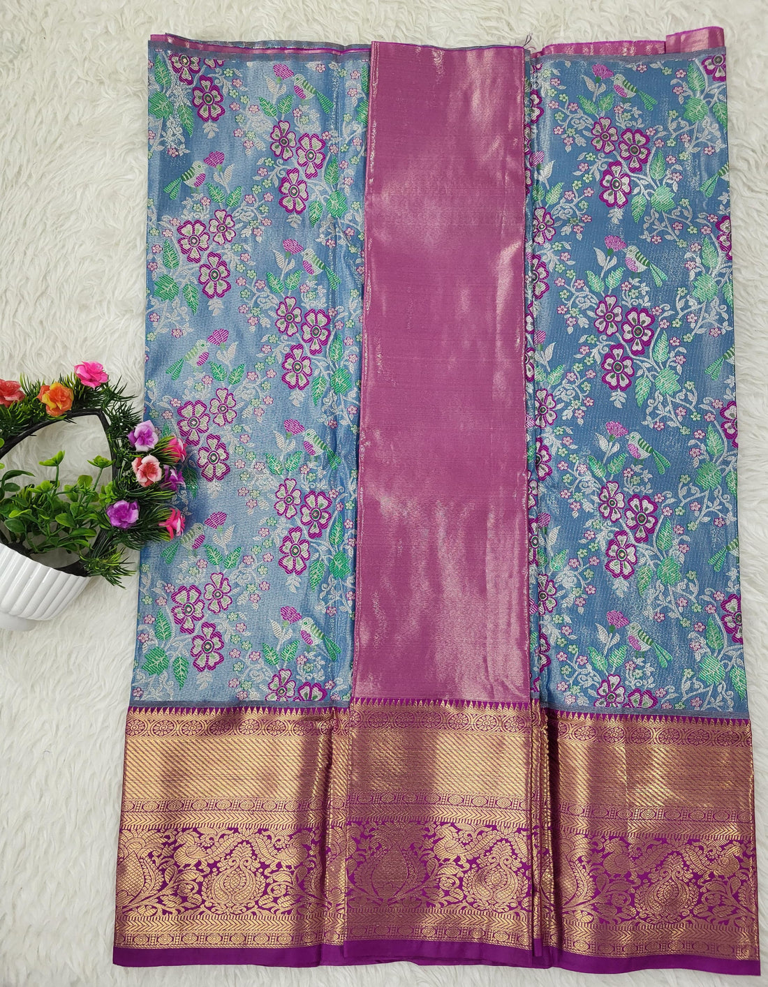 (2–5 Years) Lehenga -  Unstitched (Blouse + Material)