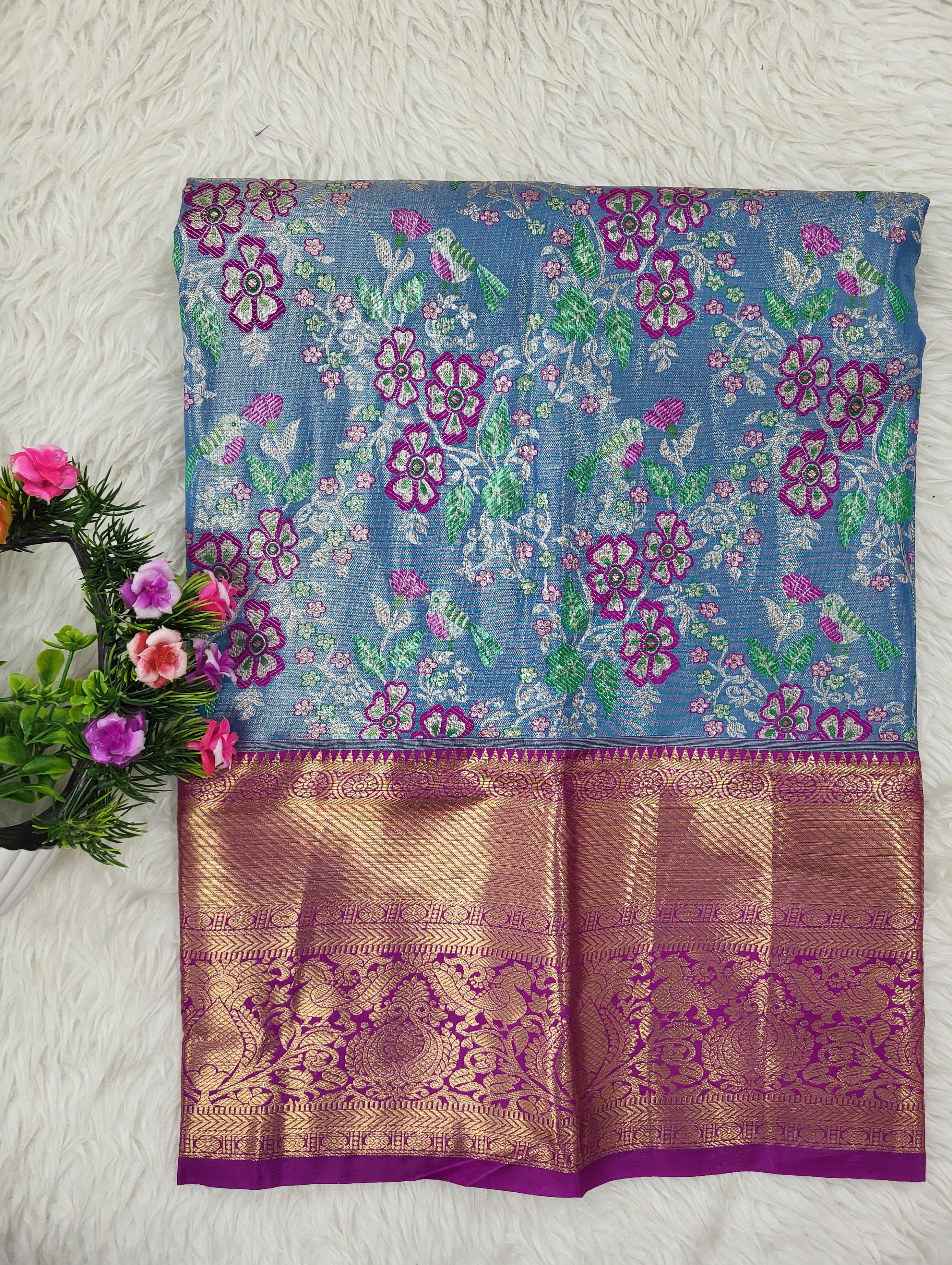 (2–5 Years) Lehenga -  Unstitched (Blouse + Material)