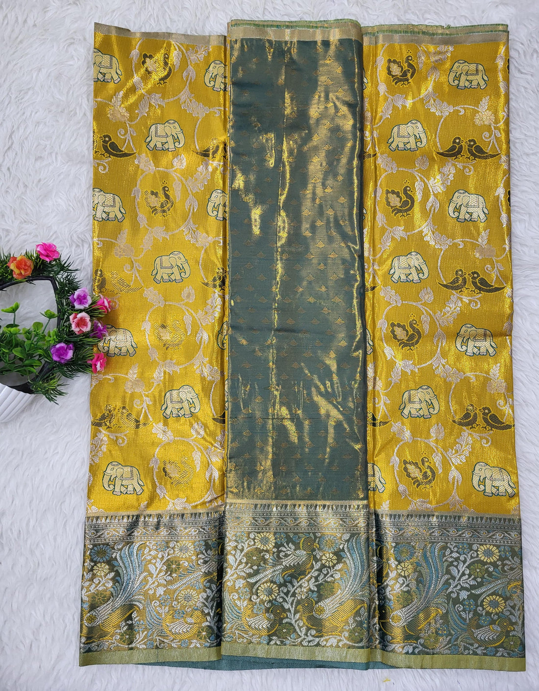 (2–5 Years) Lehenga -  Unstitched (Blouse + Material)