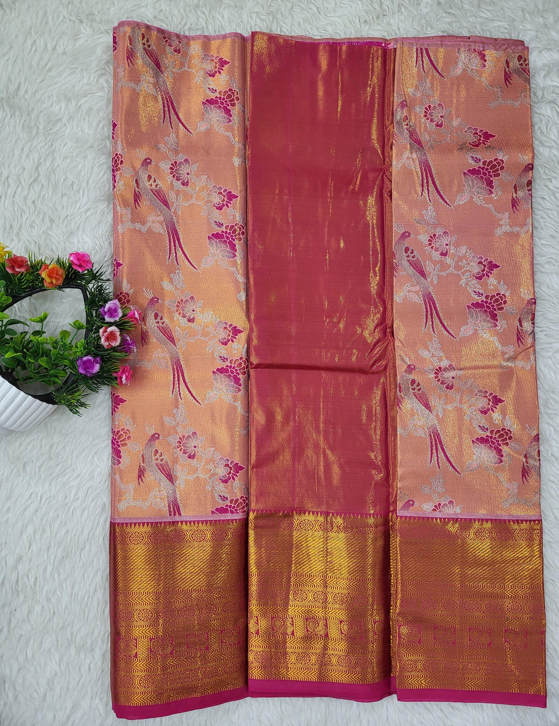 (2–5 Years) Lehenga -  Unstitched (Blouse + Material)