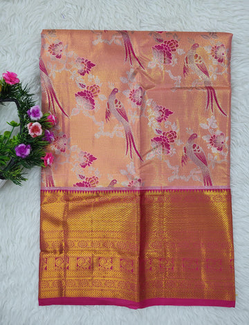 (2–5 Years) Lehenga -  Unstitched (Blouse + Material)