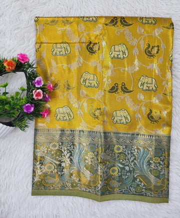 (2–5 Years) Lehenga -  Unstitched (Blouse + Material)
