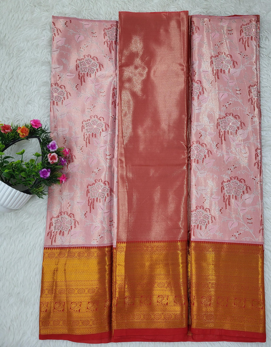(2–5 Years) Lehenga -  Unstitched (Blouse + Material)