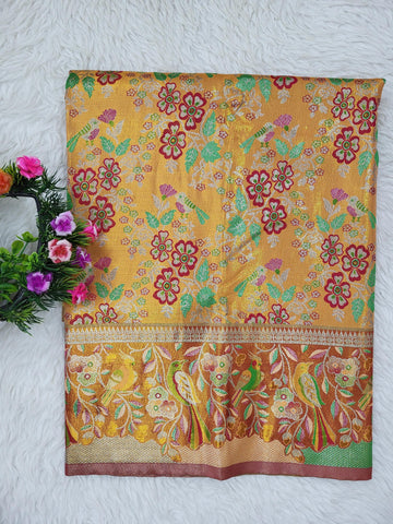 (2–5 Years) Lehenga -  Unstitched (Blouse + Material)