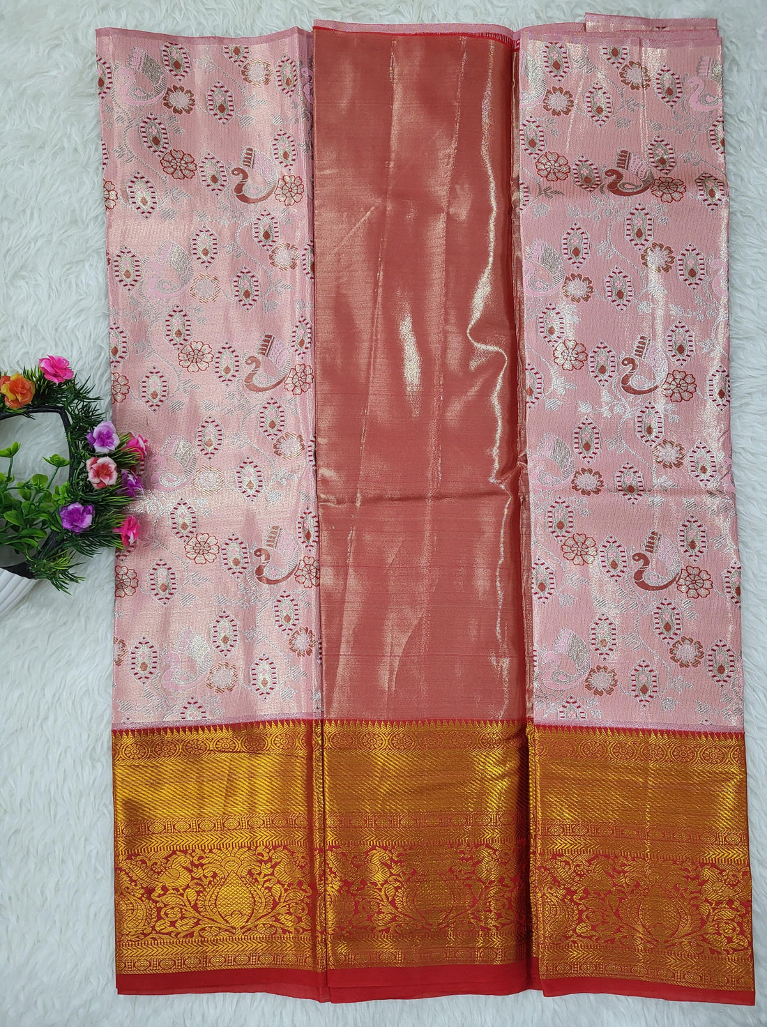 (2–5 Years) Lehenga -  Unstitched (Blouse + Material)