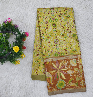 (2–5 Years) Lehenga -  Unstitched (Blouse + Material)