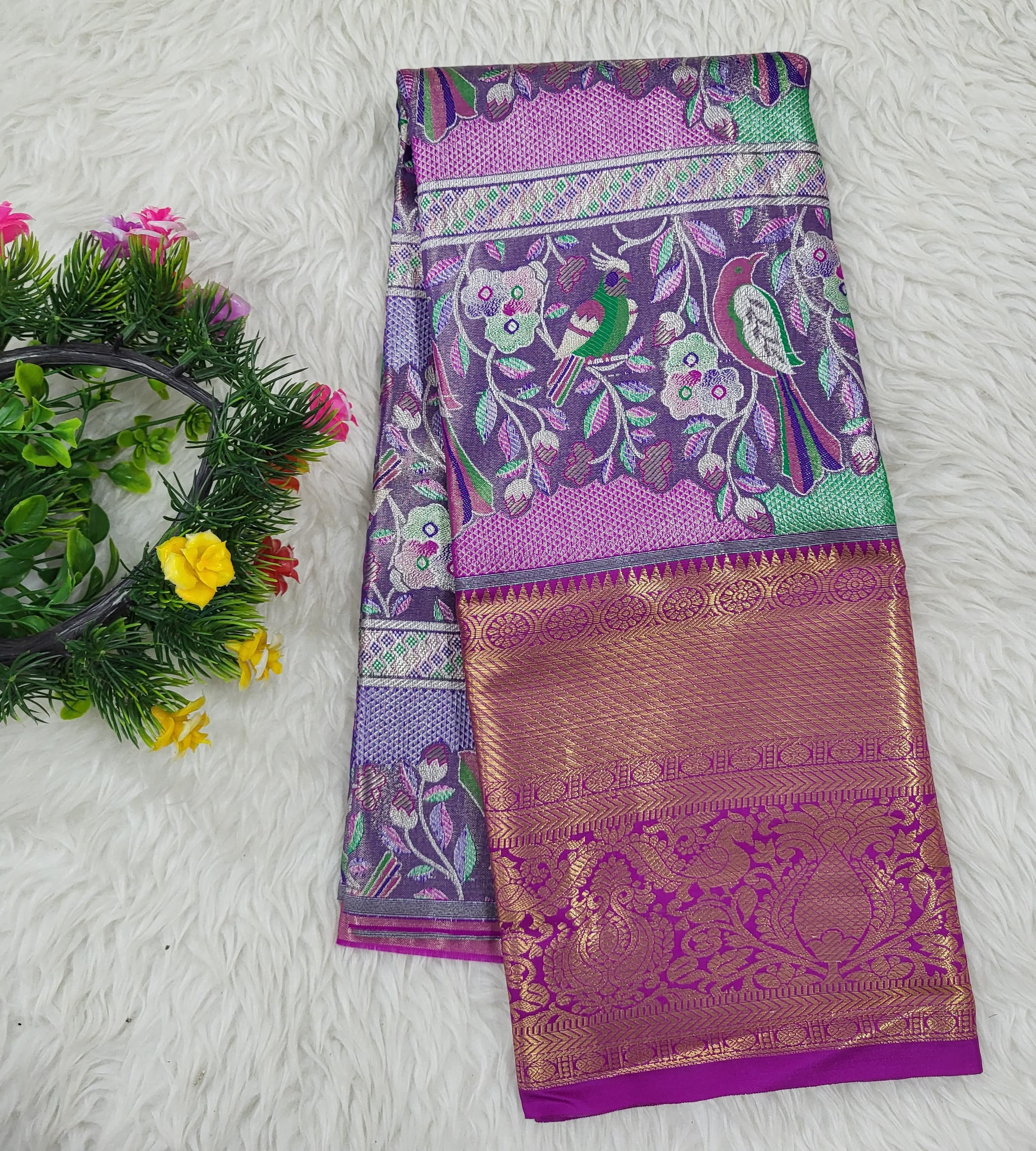 (2–5 Years) Lehenga -  Unstitched (Blouse + Material)