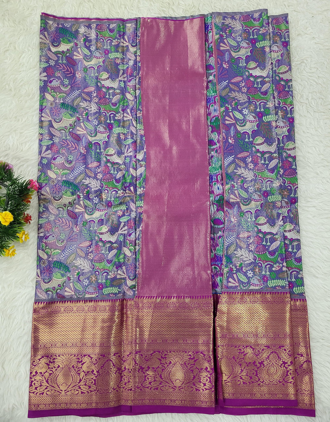 (2–5 Years) Lehenga -  Unstitched (Blouse + Material)