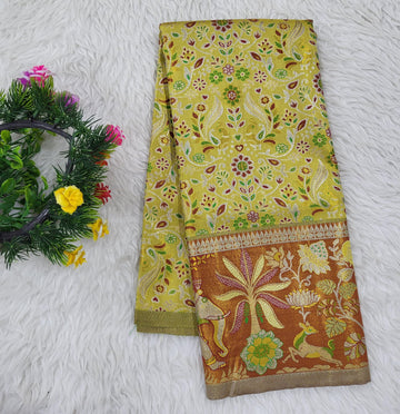 (2–5 Years) Lehenga -  Unstitched (Blouse + Material)