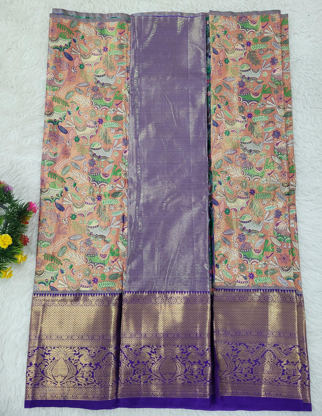 (2–5 Years) Lehenga -  Unstitched (Blouse + Material)
